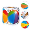 thumbnail image 2 of 1 Roll of Bulletin Board Border Sticker Colorful Beach Ball Sticker Beach Party Decorative Sticker, 2 of 8