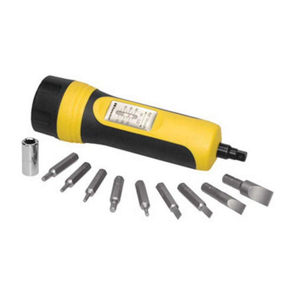 Wheeler Firearm Gunsmithing FatTorque Wrench Screw Driver with 10 Bit Set Kit - 553556
