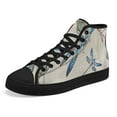 thumbnail image 6 of Vintage Dragonfly Mandala High Top Canvas Shoes Sneakers Black Size 13, 6 of 7