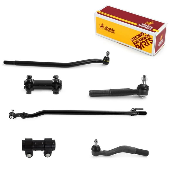 Metrix Premium Chassis Parts - 6 PC Front Tie Rod End Kit Fits 00-05 Ford Excursion 4WD, 99-04 F-250 Super Duty 4WD, F-350 Super Duty 4WD, DS1438 S3426 ES3427T, DS1439, ES3422S, ES3423