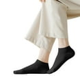 thumbnail image 4 of Sexlip Women's Black Solid Mesh Breathable, Liner, Non-Slip, Thin, Lightweight, Invisible Socks, 6 Pairs, 4 of 9