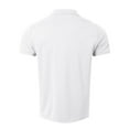 thumbnail image 6 of Mens Summer Henley Polo Shirt Zip Placket Athletic T Shirt Summer Short Sleeve Top White M, 6 of 6