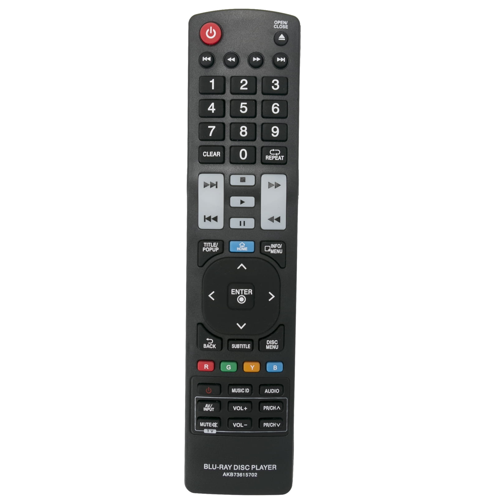 New remote control AKB73615702 for LG Blu-Ray Disc Player BP620 BP620N  BP620.BDEULLK BP620C BH7220B BH7420P BH7520T