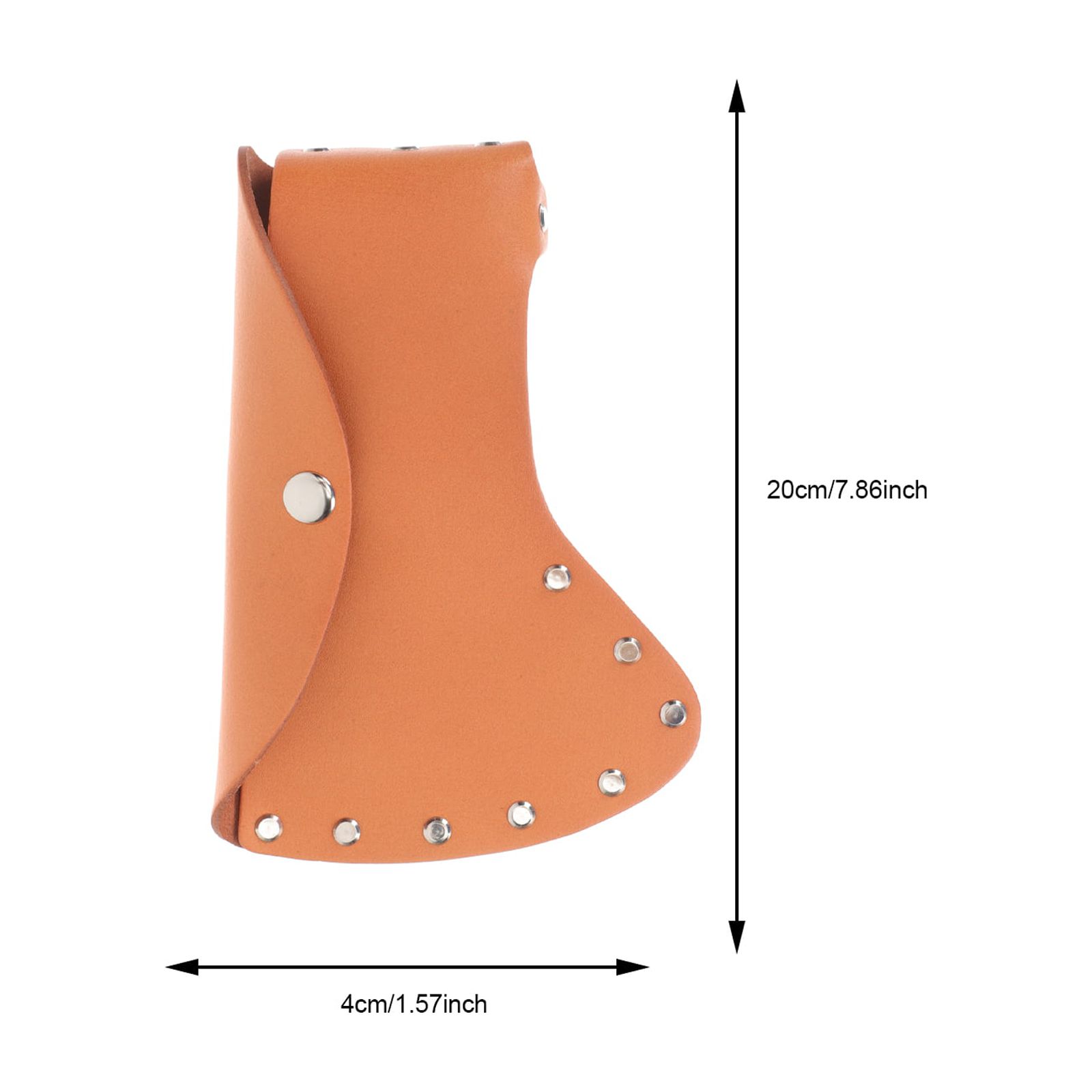FOMIYES Hatchet Head Protect Cover Portable Orange Case for Safety 3Pcs