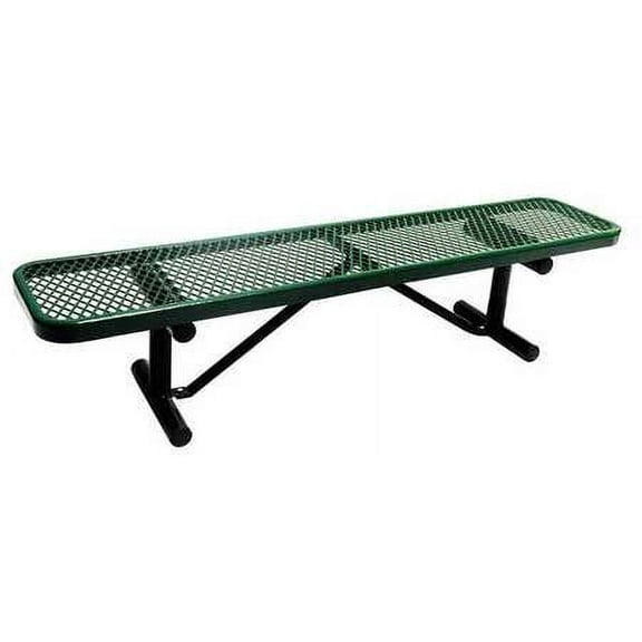 Manufacturer Varies Outdoor Bench,72 in. L,16-3/8 in. H,Grn 4HUU7
