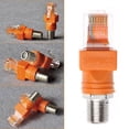 thumbnail image 2 of HLONK F Female To RJ45 Male Coaxial Barrel Coupler Adapter RJ45 To RF Connector Conver, 2 of 7