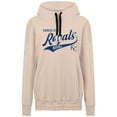 thumbnail image 2 of Women's Levelwear Khaki Kansas City Royals Oversized Waterfall Glide Hoodie, 2 of 3