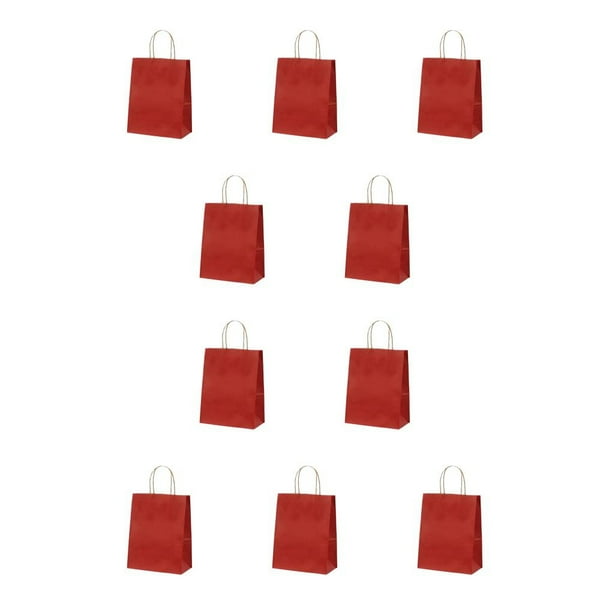 Wosthever Bolsa de embalaje de 10 Uds. Con asa giratoria, herramienta de almacenamiento de ropa con soporte de carga, bolsas para hornear a la Almacenamiento y organización del hogar Vino rojo