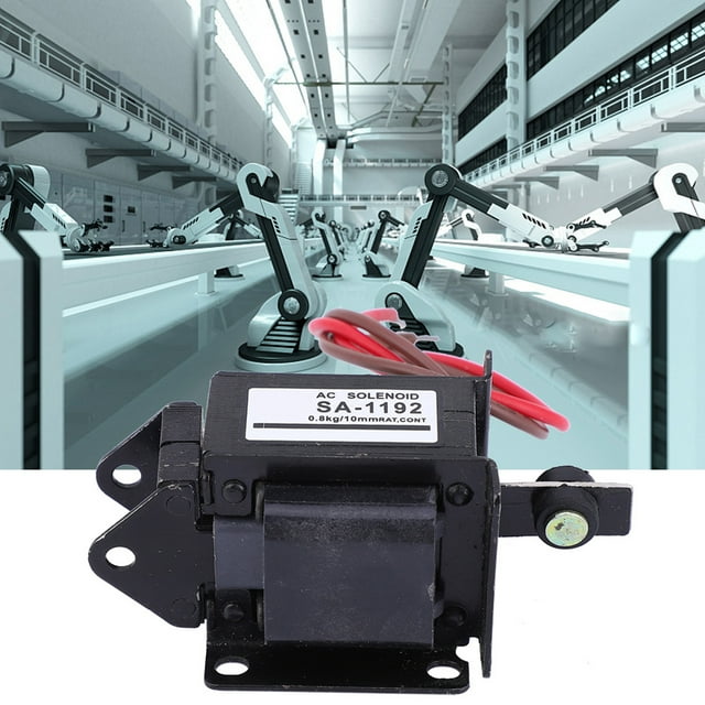 Electroimán SA-1192 Electroimán solenoide de CA tipo push-pull imán eléctrico 220VAC 78N 10mm ANGGREK Otros