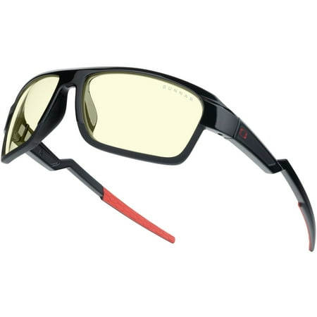 Gunnar Lightning Bolt Onyx Wrap Gaming/Computer Glasses - LIG 00101