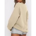 thumbnail image 4 of Sweat-shirt à Manches Longues pour Femmes Casual Col Rond Pull à Capuche en Molleton, 4 of 6