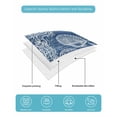thumbnail image 5 of Quilts Twin-XL Size Bedding Set, Navy Blue Coastal Lightweight Quilted Comforter, Nautical Starfish Coral Jellyfish Shell Sea Soft Bedspread Coverlet with Pillow Covers for All Season, 68" x 98", 5 of 7