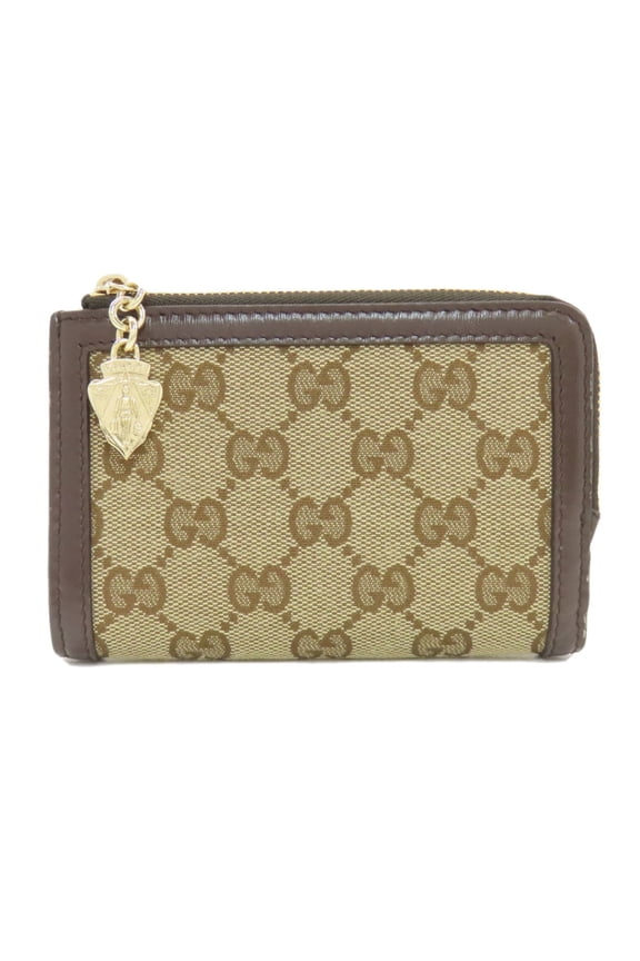 Pre-Owned Gucci 790036 GG Pattern Bifold Wallet Canvas Women's GUCCI