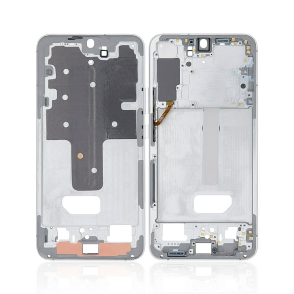 Replacement Mid-Frame Housing Compatible For Samsung Galaxy S22 Plus 5G (North American Version) (White)