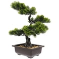 thumbnail image 3 of Miangastore Realistic Artificial Bonsai Tree for Home Decor Indoor Desk Plant Green ABS Small Fake Plant 6 Inches, 3 of 9