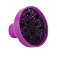 thumbnail image 3 of Difusor de secador de pelo plegable de silicona, accesorio portátil de viaje, color morado, 3 of 5