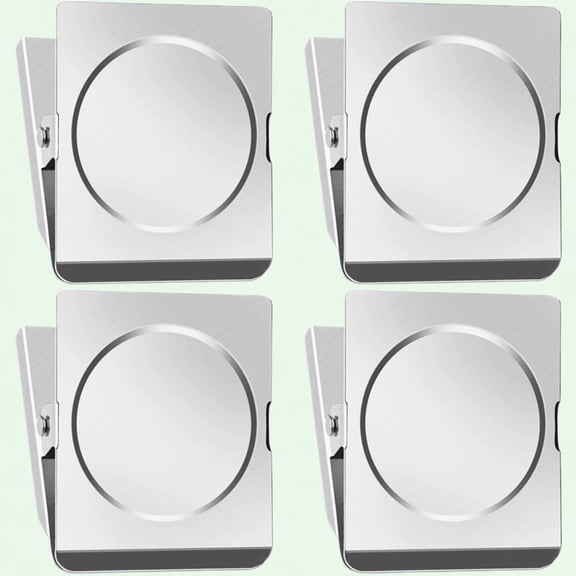 JOR Extra Large 2.2in Clip Magnets, 4 Pack, Heavy Duty Magnetic Clips for Fridge, Whiteboard, Office