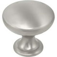 thumbnail image 2 of Cabinet Round Knob 1-1/4-inch Diameter 1-1/4-inch Diameter, Satin Nickel (10), 2 of 3