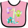 thumbnail image 3 of Inktastic Flower Fairies First Birthday Boys or Girls Baby Bib, 3 of 4