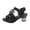 Black, variant on Dress Sandals for Girls Girls Sandals Open Toe Princess Flat Sandals Strappy Summer Shoes Pink,11.5
