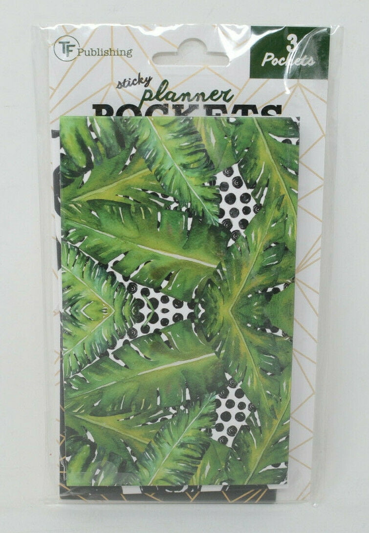 Sticky Planner Pockets - 3 Trendy Designs by TF Publishing