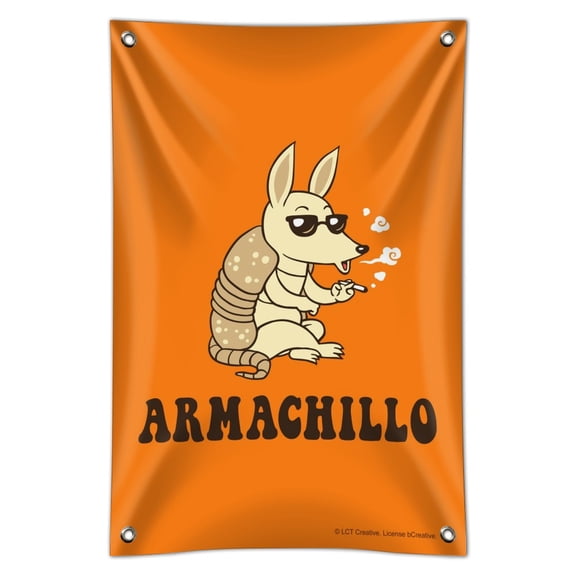 Armachillo Armadillo Chilling Funny Humor Home Business Office Sign