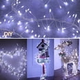 thumbnail image 7 of Zukuco Fairy Lights Plug in, 20 Feet 200 Led Cluster Lights Indoor Outdoor Waterproof Firecracker Starry String Lights for Bedroom Wreath Window Wedding Christmas Tree Decoration, Cool White, 7 of 7
