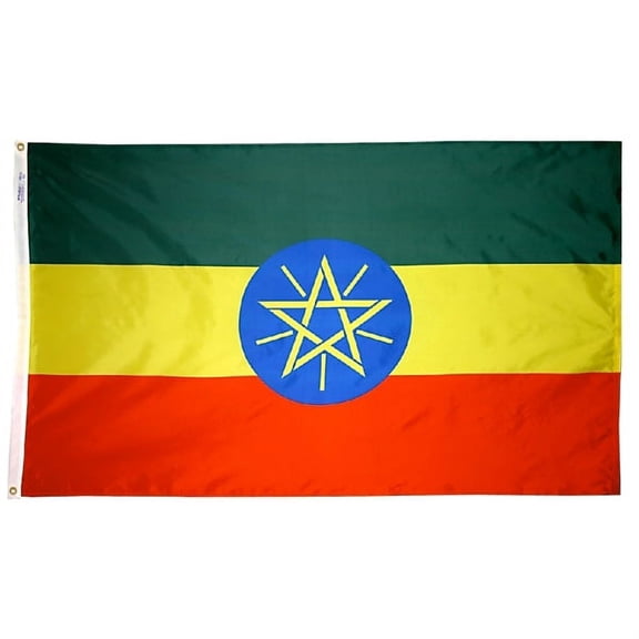 2x3' DURAWAVEZ ETHIOPIA NYLON FLAG CH&G