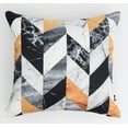 thumbnail image 2 of Ada Home Decor Marble Chevron Contemporary Pillow, 2 of 6