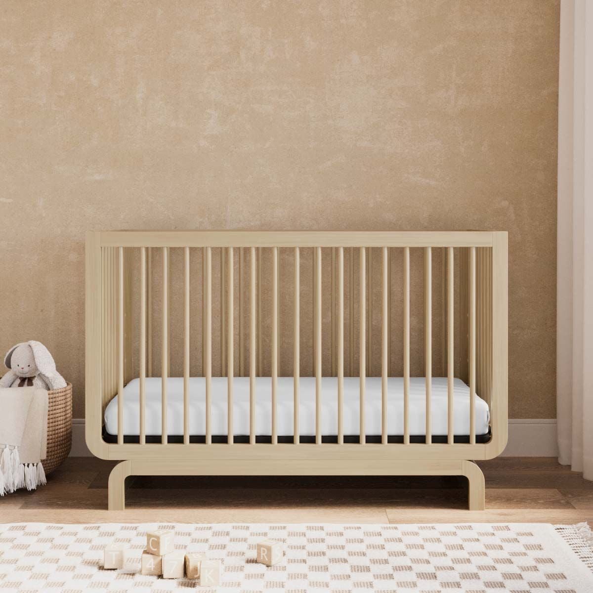 Art of Nursery by Storkcraft Santorini 5-in-1 Convertible Baby Crib, Driftwood