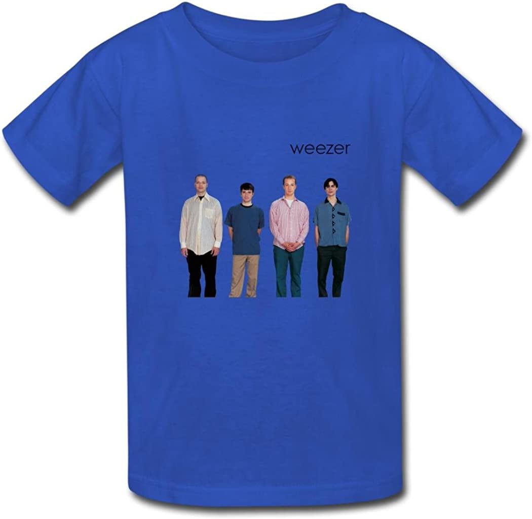 Fantic Kids'/Youth's Weezer Blue Album ShortSleeve Graphic Cotton T