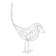 thumbnail image 2 of Figuras de pájaros de estilo nórdico hechas a mano de hierro forjado para sala de estar (blanco) Likrtyny Libre de BPA, 2 of 5