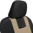 carXS Forza Beige Car Seat Covers Full Set, Includes Front Seat Covers