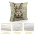 thumbnail image 4 of BCIIG Rabbit Daisies Beatrix Potter Graphic Decorative Cushion Throw Pillow Cover for Home Decor - Spring Pillow Case 1PC 20x20in, 4 of 5