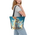 thumbnail image 2 of Balery Cute Angel Winged Rabbit Bolsa de Hombro con Diseño, Bolsa Grande y Duradera, Bolsa Versátil para Compras, 2 of 6