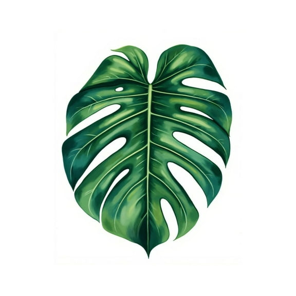 Paint By Numbers Kit for Adults Beginner - DIY Monstera Leaf Artwork Botanical Design Canvas Painting Kits for Adults, Frameless Paint By Number for Adults for Home Wall Decor 16x20 Inch