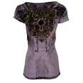 thumbnail image 3 of Archaic by Affliction Women's T-shirt Tainted Lover, 3 of 8
