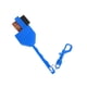 thumbnail image 5 of Cepillo limpiador de palos de golf con gancho, portátil, multifuncional, con protector Azul, 5 of 9