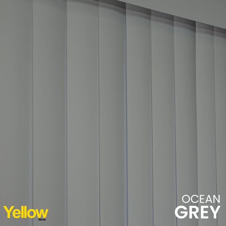 Cordless Vertical Blinds For Large Windows, 78 x 84, Gray photo 6