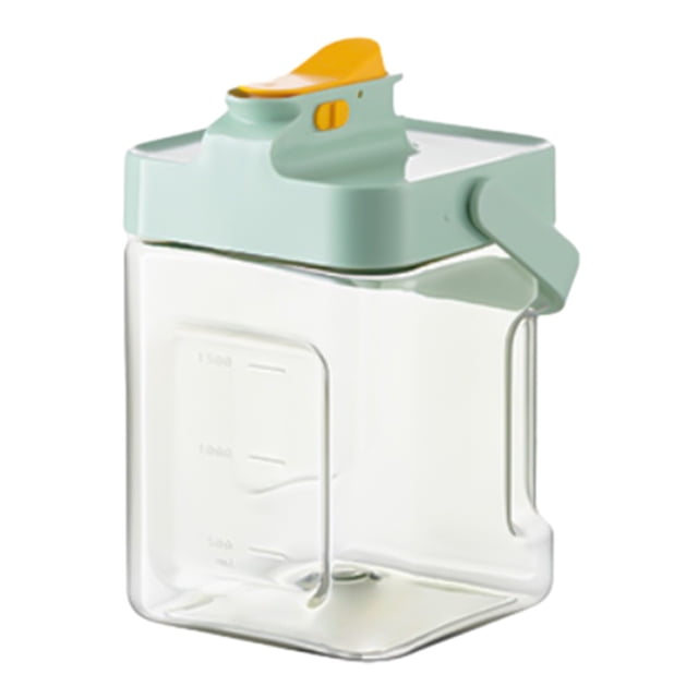 Kitchen Accessories 2.3L Large Capacity Plastic Beverage Dispenser- Drink Dispenser With Tap Ice Lemonade Juices Container With Lid- Fruit Teapot Lemonade Milk Bucket Drink