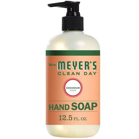(3 Pack) Mrs. Meyer's Clean Day Liquid Hand Soap, Geranium, 12.5 (Best Smelling Mrs Meyers Hand Soap)