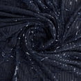 thumbnail image 2 of Zelouf Gloria Fringe Sequin Mesh  , Sewing, DIY, Crafts Fabric by the Yard, Navy/navy, 3 Yard, 2 of 3