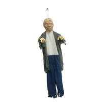 Kokiya Halloween Hanging Zombie Halloween Decor Novelty for Entrance Porch Backyard