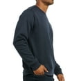 thumbnail image 3 of Men's Crewneck Long Sleeve Sweatshirt, Navy XL, 1 Piece, 3 of 5