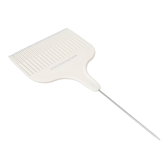 Professional Hair Highlighting Comb, Steel Needle Comb to Detangle Knots, Portable and Lightweight for Home and Salon Use