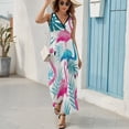 thumbnail image 6 of Flamingo Pattern Art Sleeveless Dress Women's Summer Suit Dresses for Women 2025 Luxury Party Dress, 6 of 7