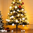 thumbnail image 4 of 12-30PC Christmas Foam Balls White Hanging Ornaments Set Decorative Baubles for Xmas Tree Holiday Party Wedding Home Decor Elegant DIY Craft Pendants Model Making Supplies Creative Foam Material, 4 of 4