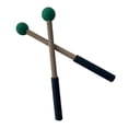 thumbnail image 4 of 2 piezas de baquetas de silicona, mazos de percusión manual, mazo de platillos para Glockenspiel, de instrumentos de percusión, accesorios de Verde Hugo baquetas de percusión, 4 of 9