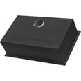 thumbnail image 6 of 27-inch Undermount Gunmetal Black Stainless Steel Kitchen Sink - 16 Gauge Single Bowl, 6 of 9