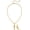 Gold Bead, variant on Chunky Gold Fish Pendant Necklace For Women Long Silk Scarf Turquoise Strand Necklace With Fish Pendants Boho Beach Shell Statement Necklaces